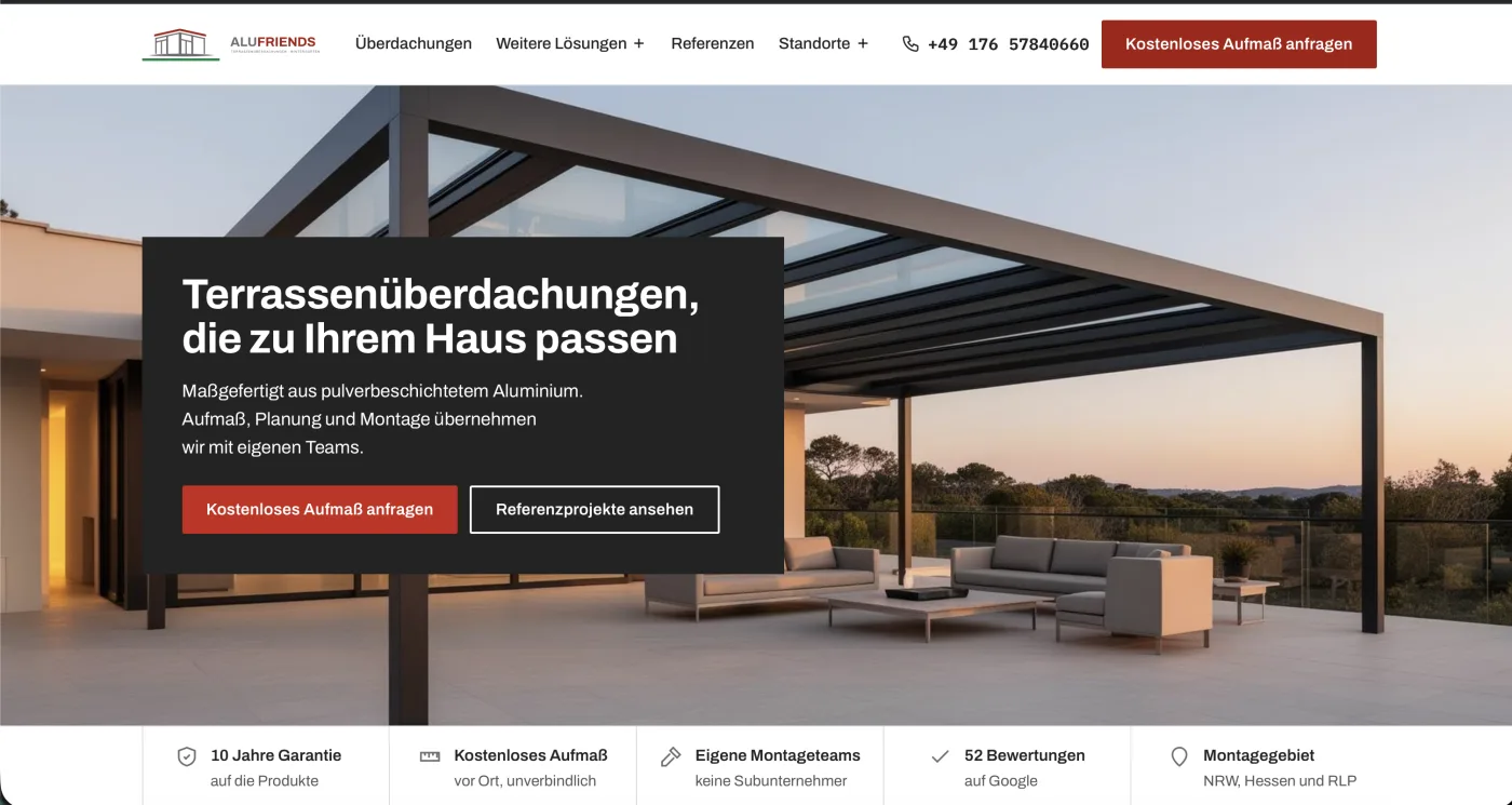 Website von AluFriends